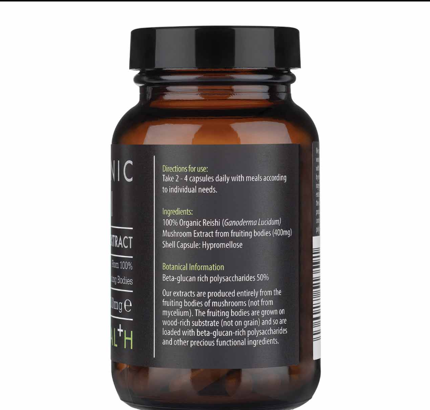 Kiki Health, Organic Reishi - 60capsules