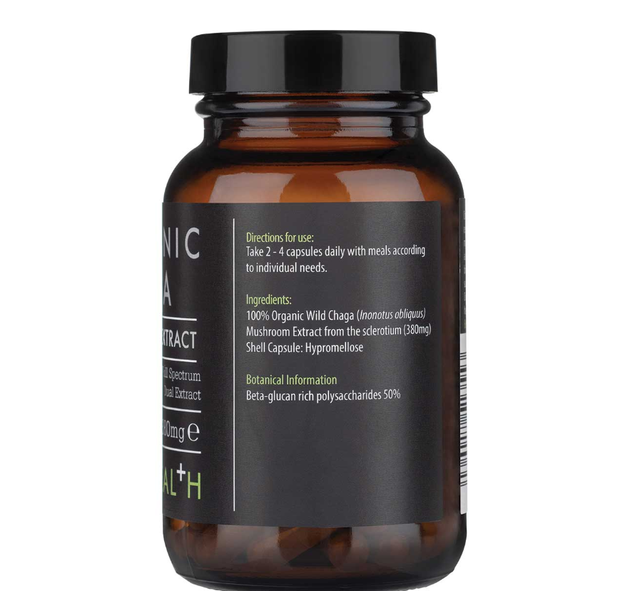 Kiki Health, Organic Chaga - 60capsules