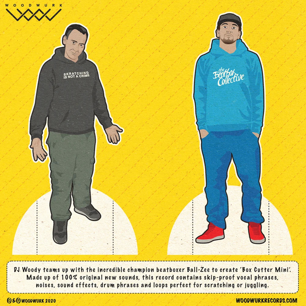 7" VINYL - BOX CUTTER MINI BY DJ WOODY FEAT. BALL-ZEE
