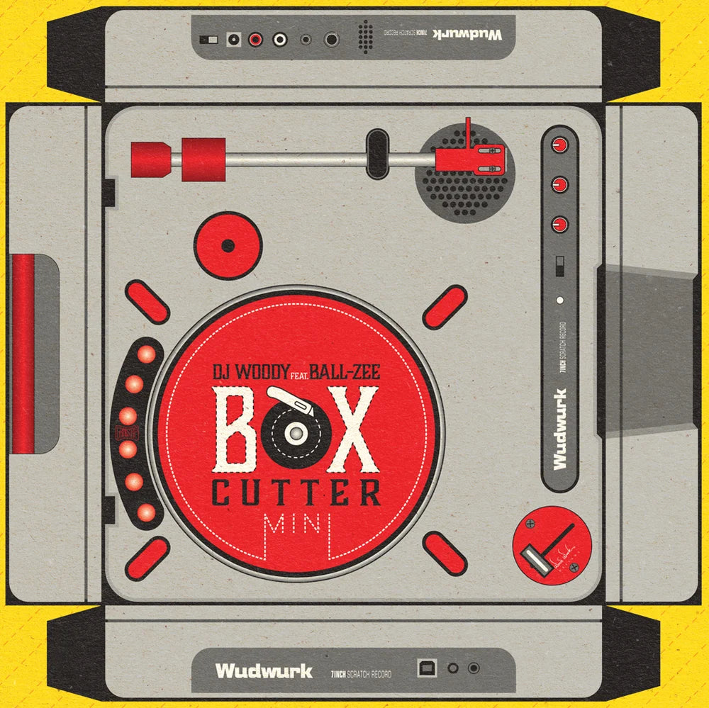 7" VINYL - BOX CUTTER MINI BY DJ WOODY FEAT. BALL-ZEE