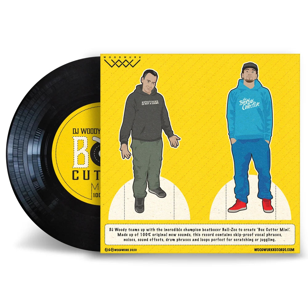 7" VINYL - BOX CUTTER MINI BY DJ WOODY FEAT. BALL-ZEE