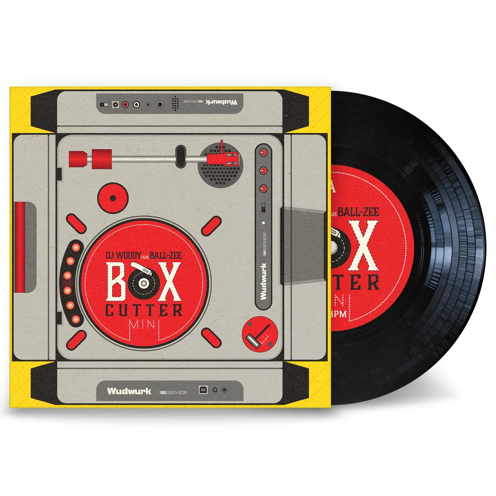 7" VINYL - BOX CUTTER MINI BY DJ WOODY FEAT. BALL-ZEE