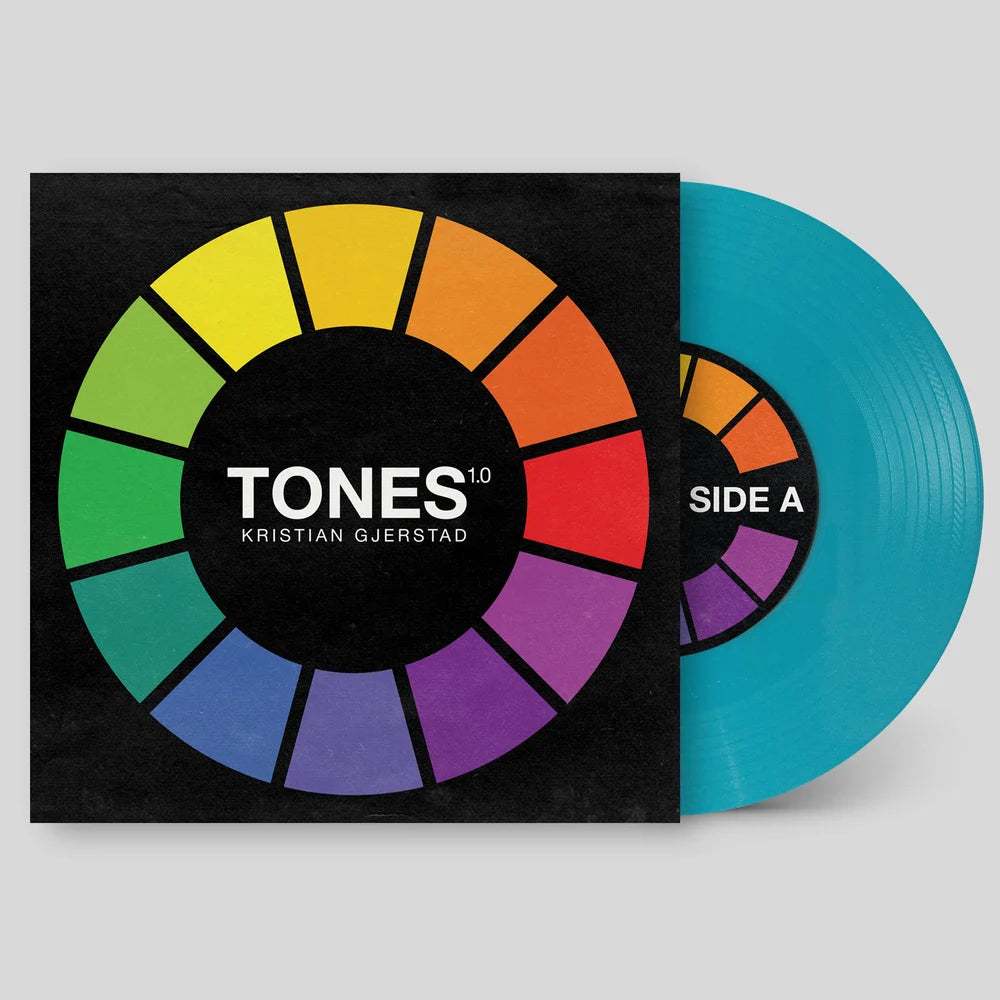7" VINYL (TURQUOISE) - TONES 1.0 BY KRISTIAN GJERSTAD