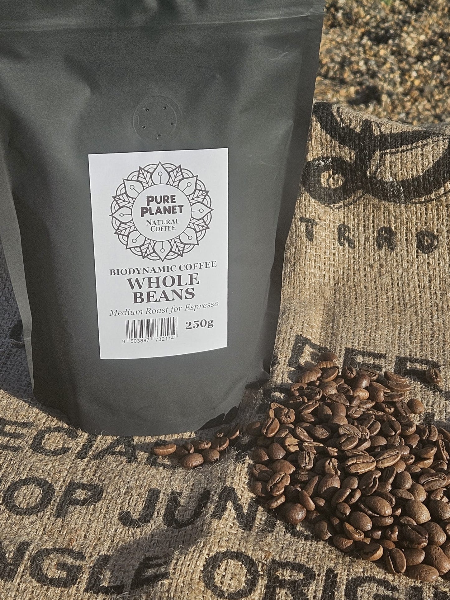 Pureplanet Natural Expresso Roast Single Origin Coffee Beans (Medium)