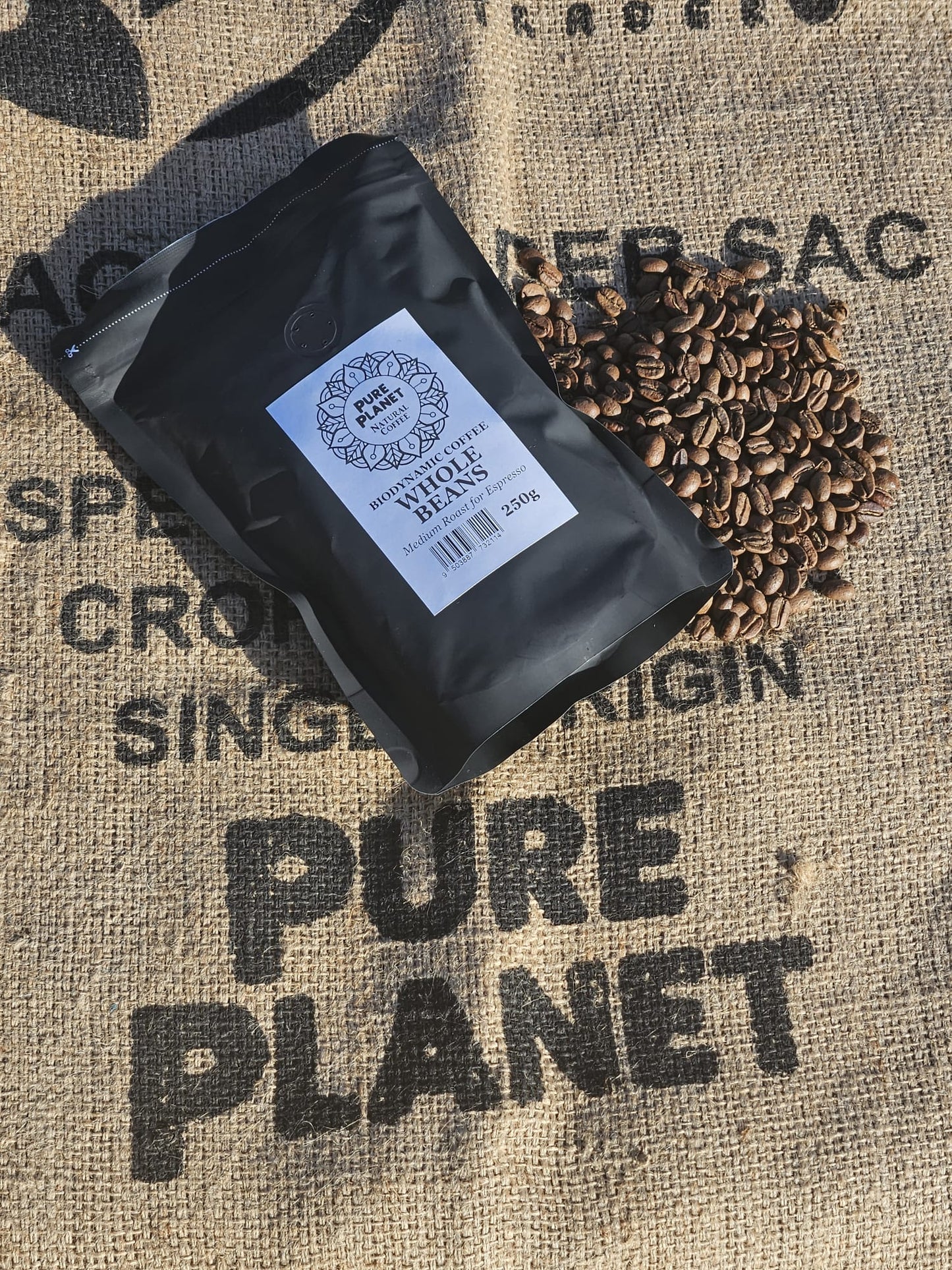 Pureplanet Natural Expresso Roast Single Origin Coffee Beans (Medium)