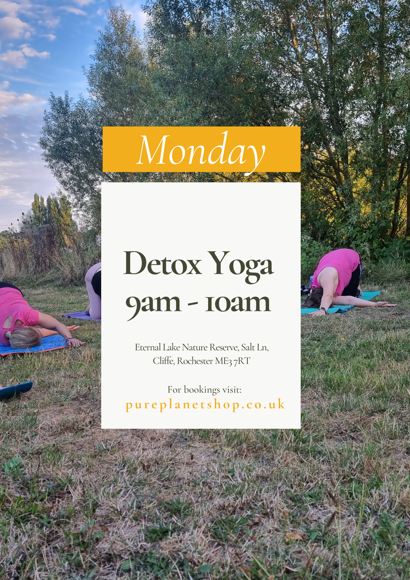 Yoga at Eternal Lake Nature Reserve
