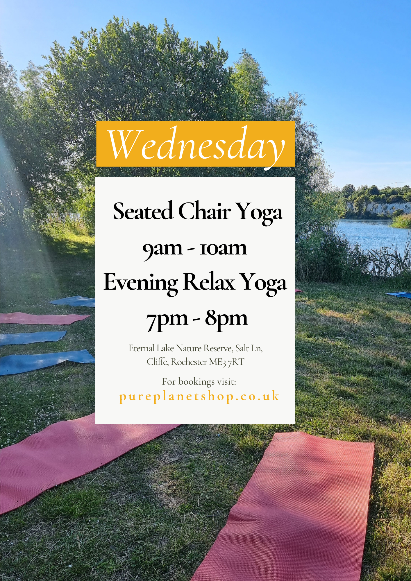 Yoga at Eternal Lake Nature Reserve