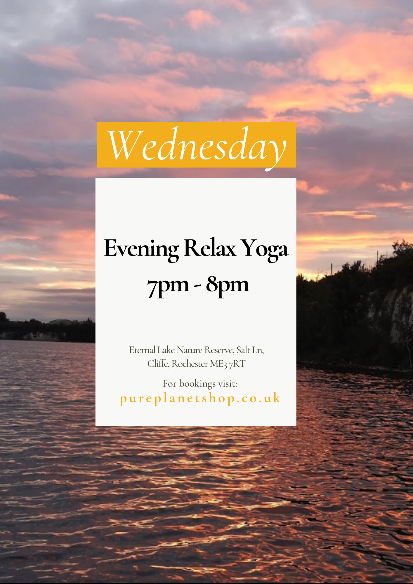 Yoga at Eternal Lake Nature Reserve