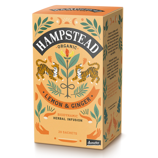 Hampstead Organic Lemon and Ginger Tea