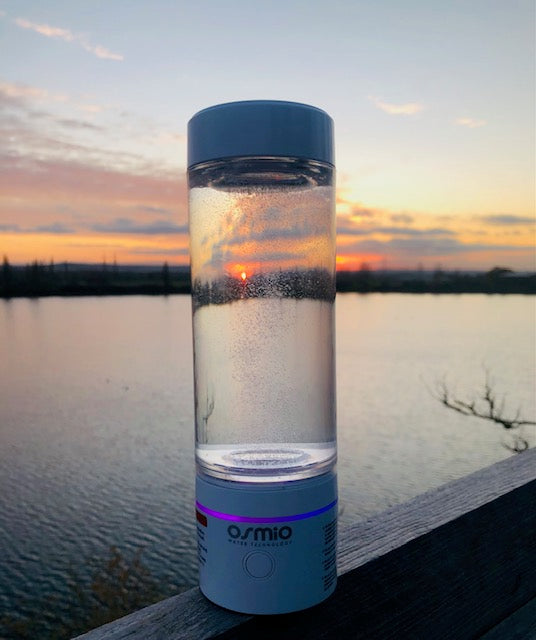 Osmio Genesis Hydrogen Water Bottle 240ml White
