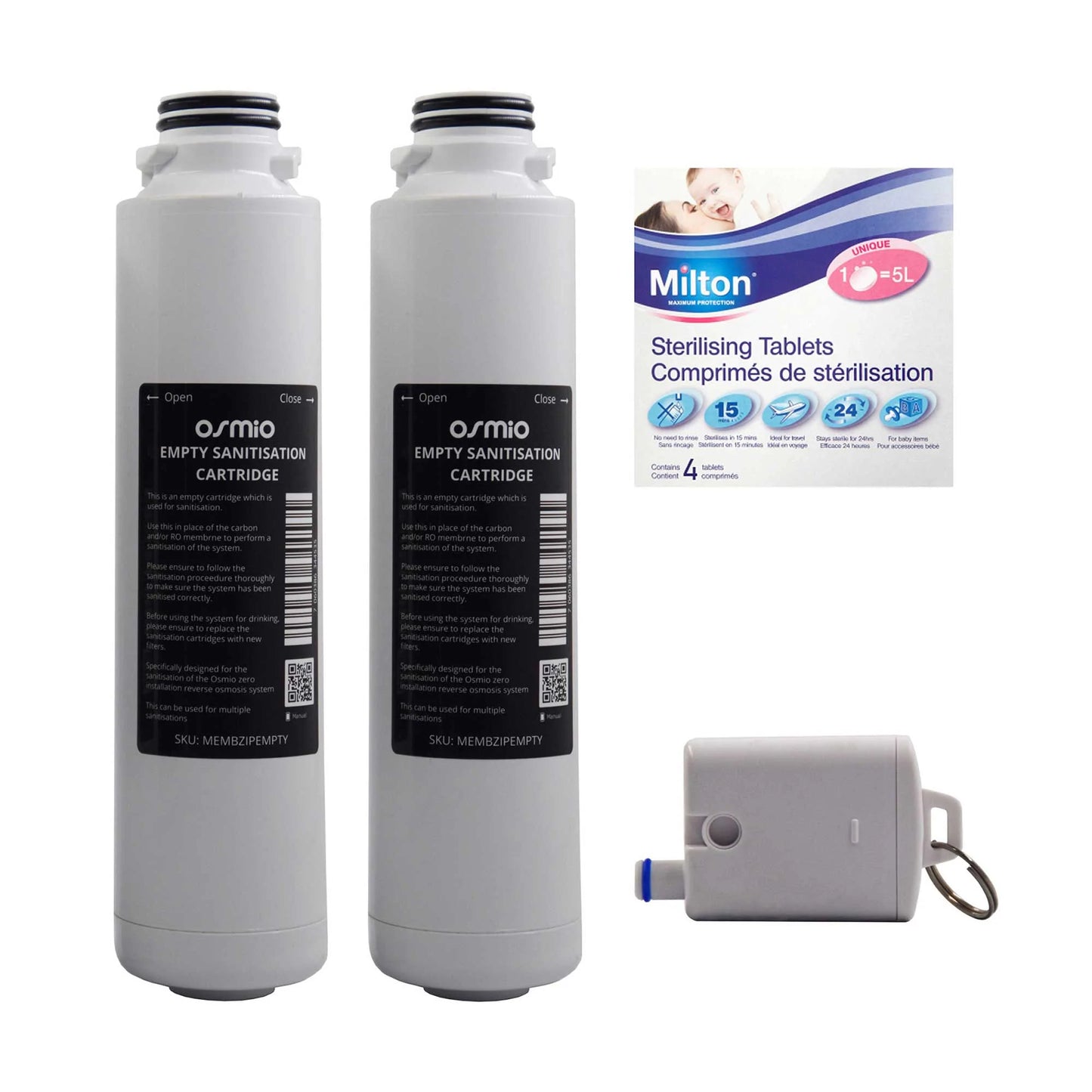 Osmio Fusion and Osmio Zero Installation Sanitisation Kit