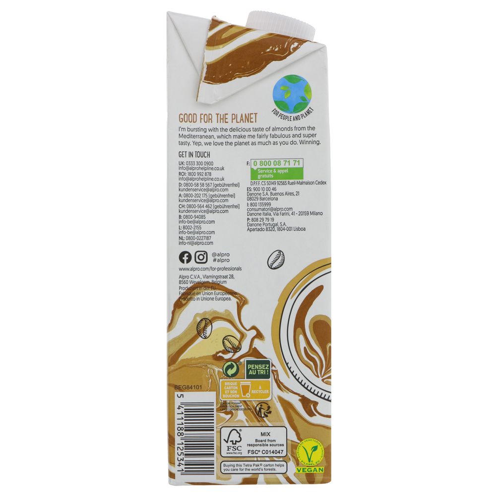 Alpro Almond Barista Milk Alternative -1l