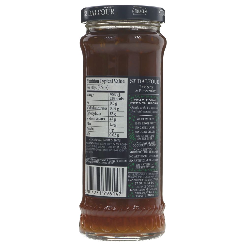St Dalfour Raspberry & Pomegranate Spread - 284g