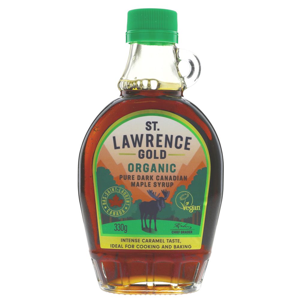 St Lawrence Gold organic Maple Syrup Grade A Dark 250ml