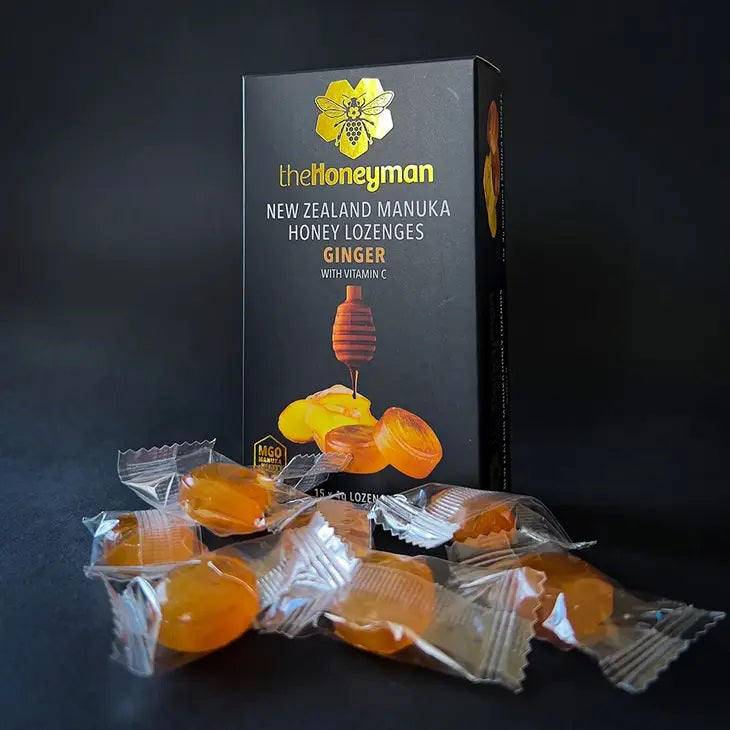 The Honeyman Manuka Honey and Ginger Lozenges