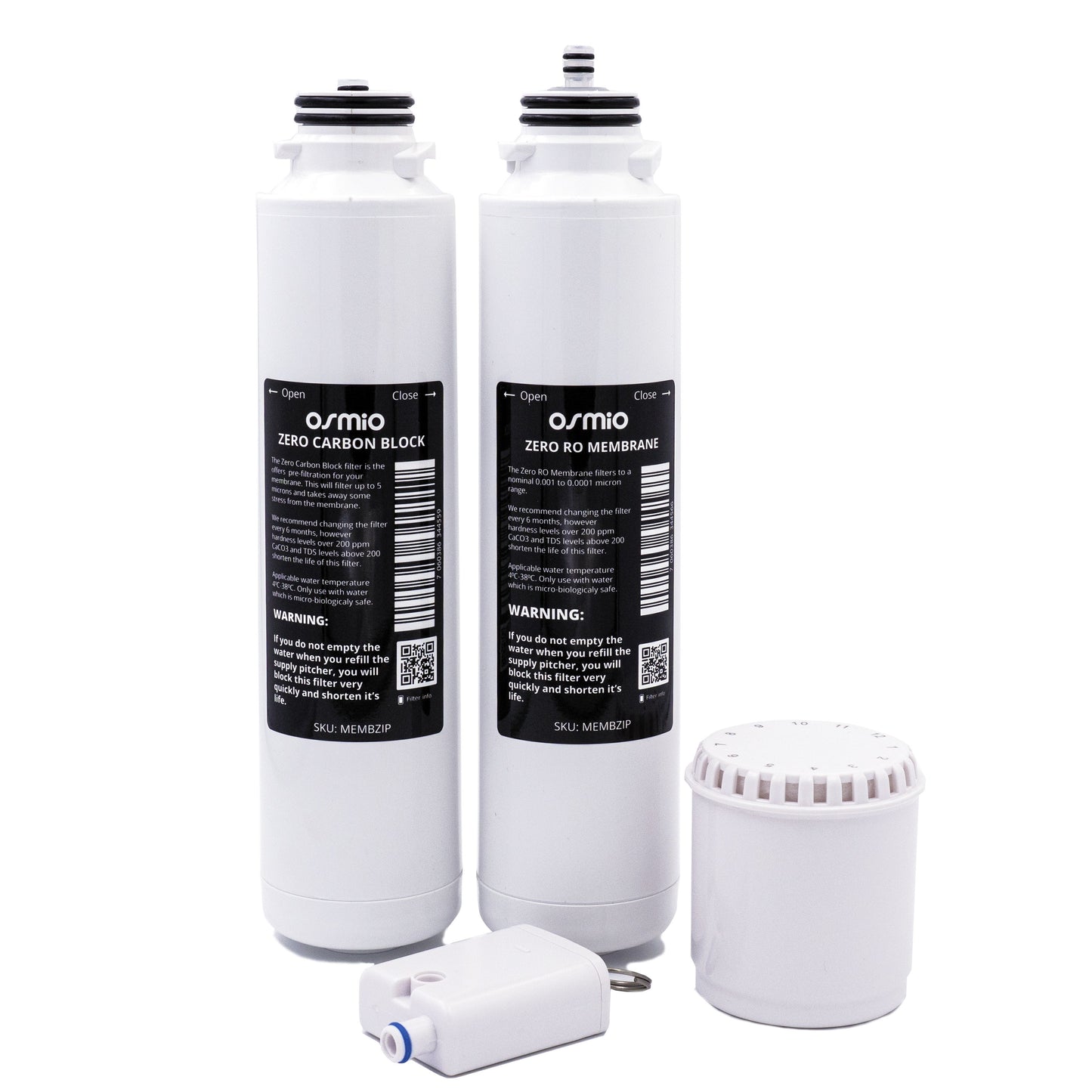 Osmio Zero Reverse Osmosis Replacement Filters Pack