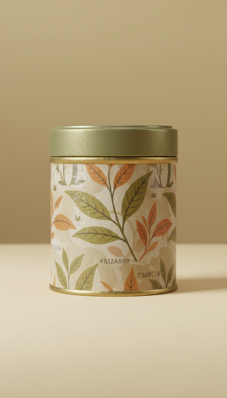 Organic Green Tea in Branded Tin
