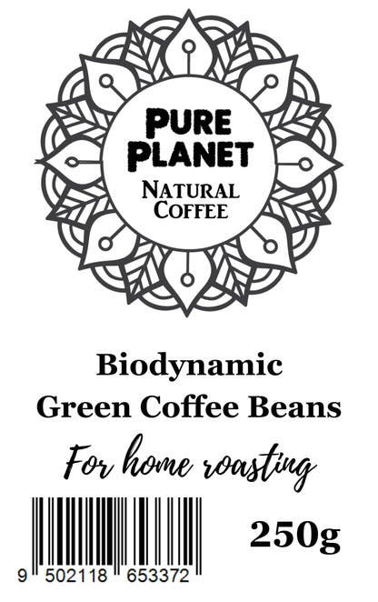 Green Biodynamic Coffee Beans 250g