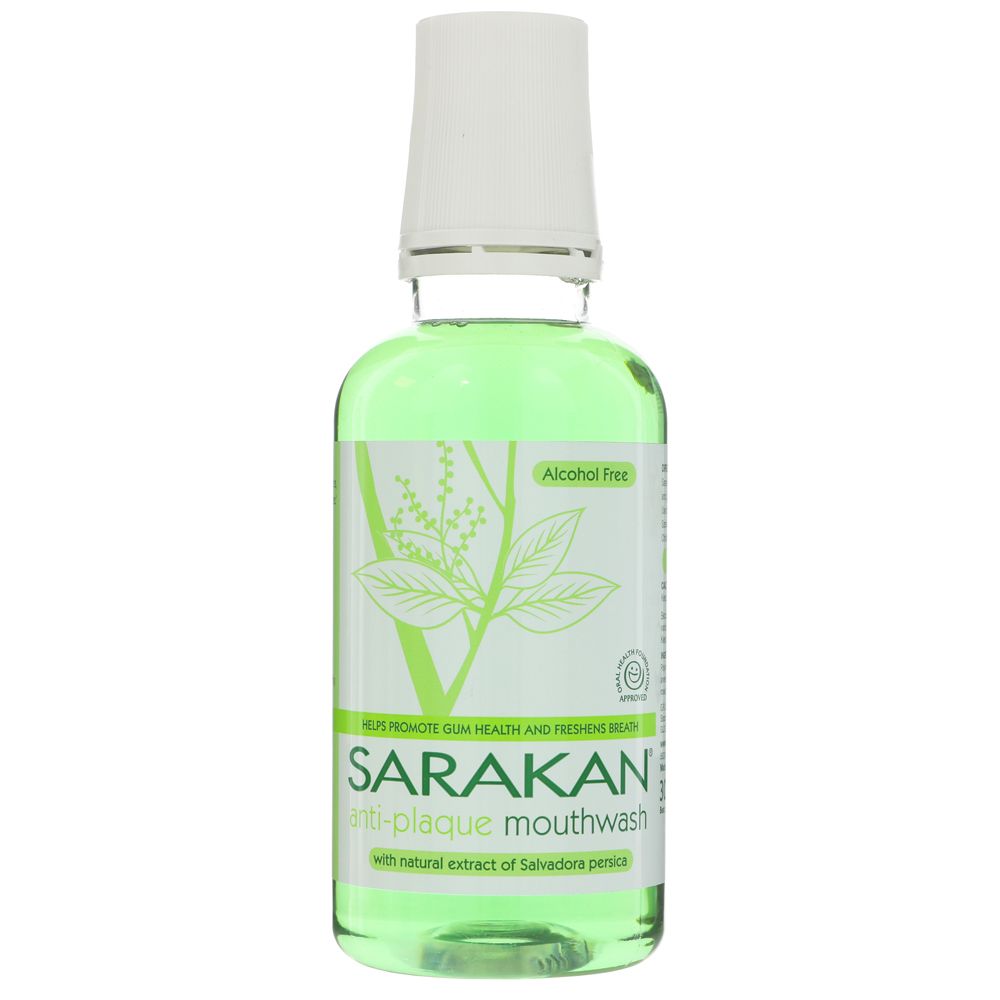 Sarakan Mouthwash Anti-Plaque Fluoride Free 300ml