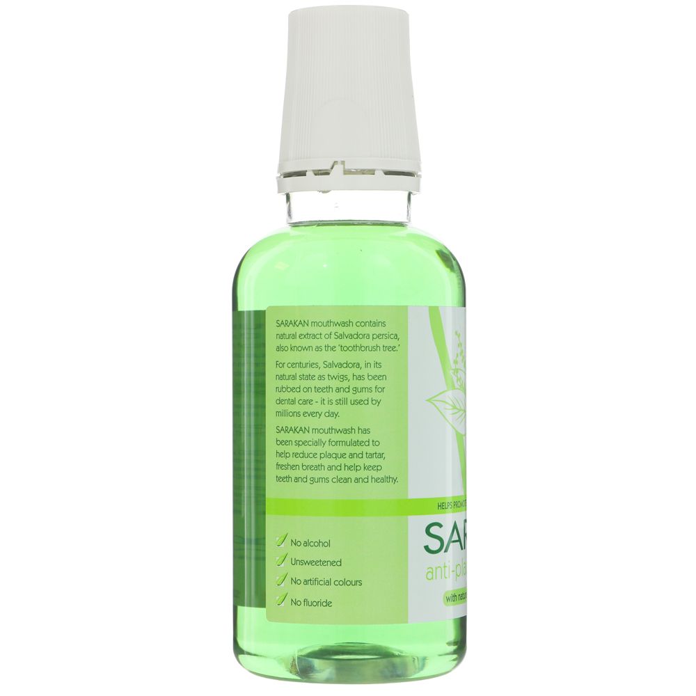 Sarakan Mouthwash Anti-Plaque Fluoride Free 300ml