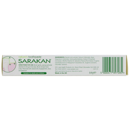 Sarakan Toothpaste Fluoride Free 64g