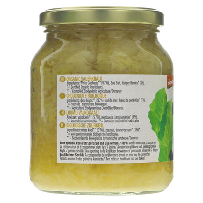 Biona Sauerkraut - Organic-Demeter 360g