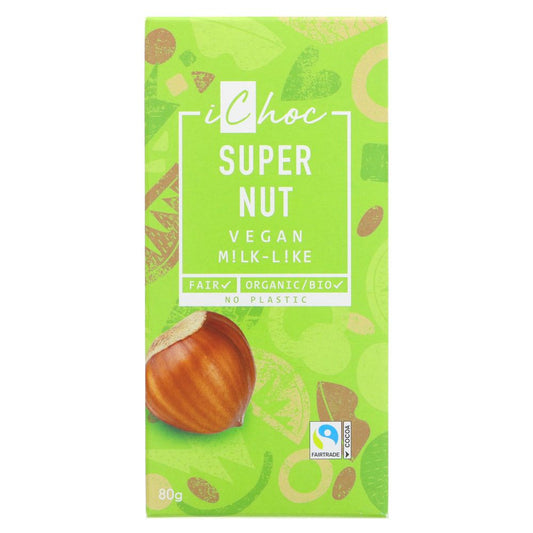 Ichoc Organic Chocolate Super Nut 80g