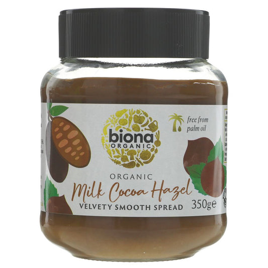 Biona Milk Choc Hazel Spread 350g