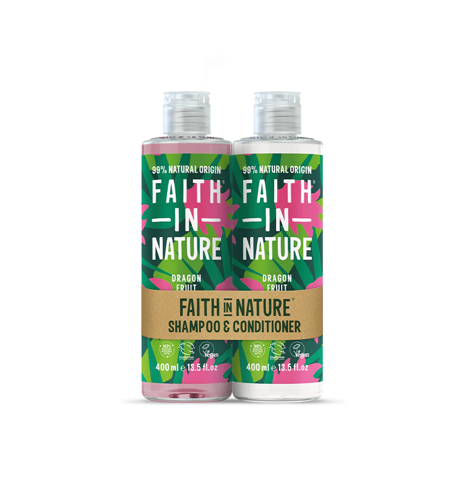 Dragon Fruit Shampoo & Conditioner Set Faith In Nature