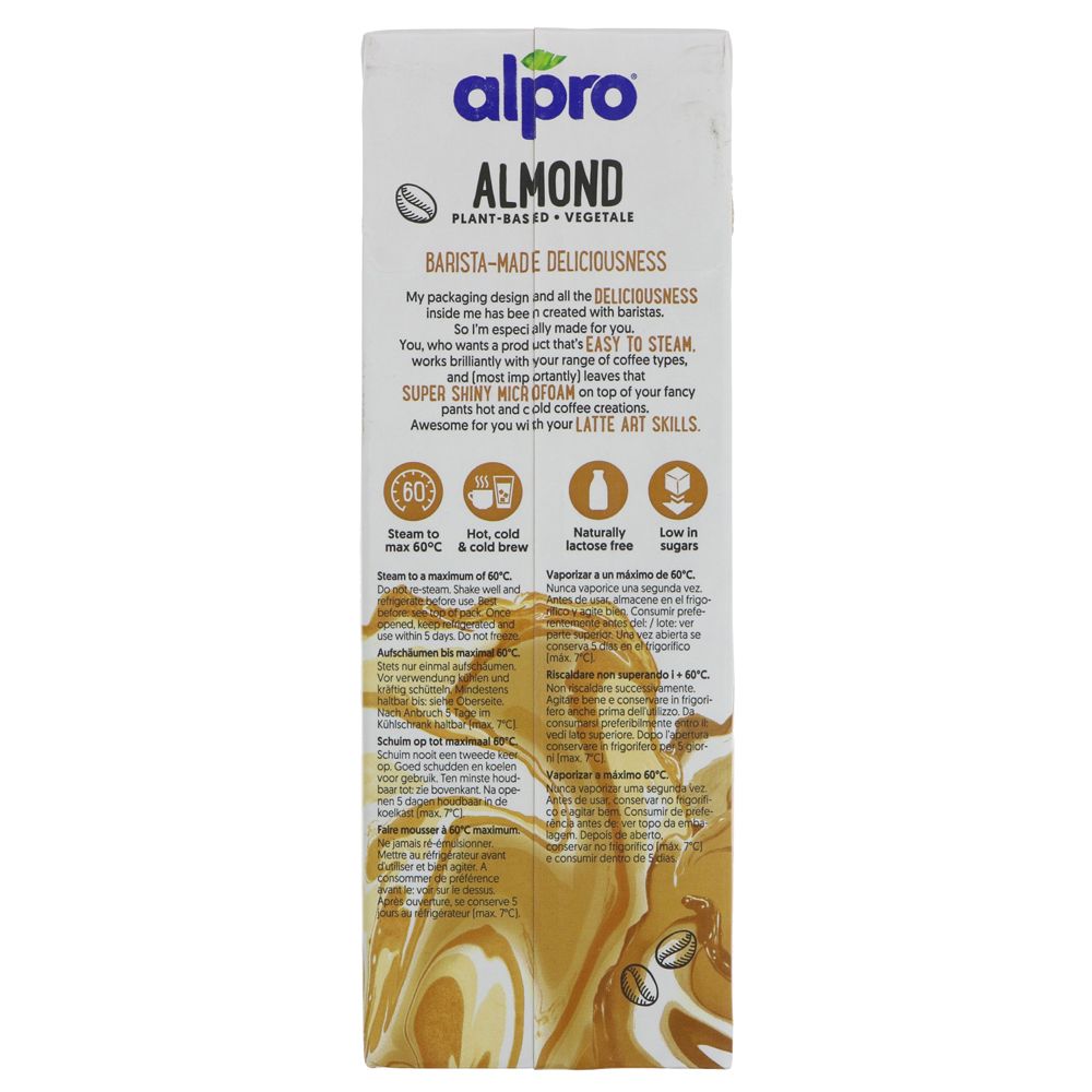 Buy Barista almond drink pack 6 units of 1L (Almond) Alpro