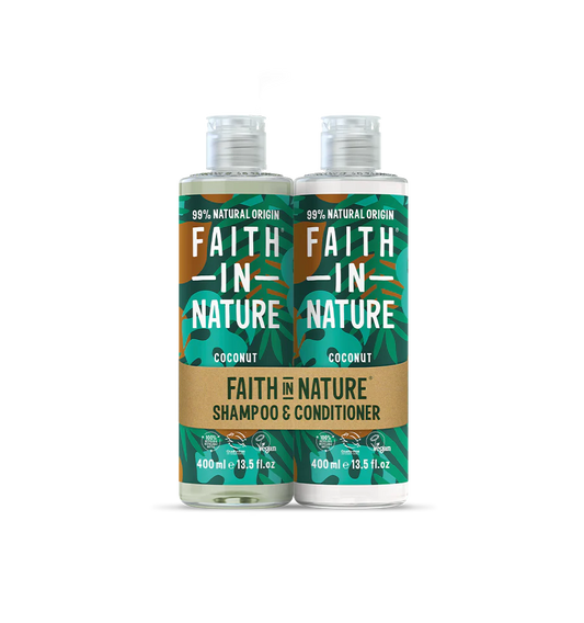 Coconut Shampoo & Conditioner Set Faith In Nature