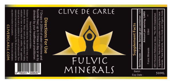 Clive de Carle Fulvic Minerals (50ml)