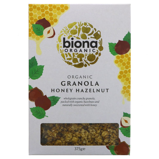 Organic Honey Hazlenut Granola 375g