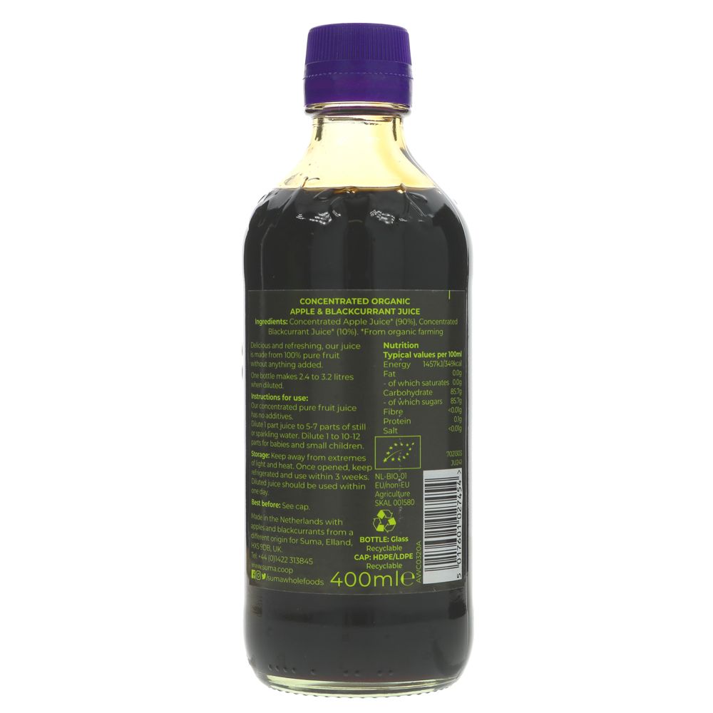 Apple and Blackcurrant Juice Concentrate 400ml